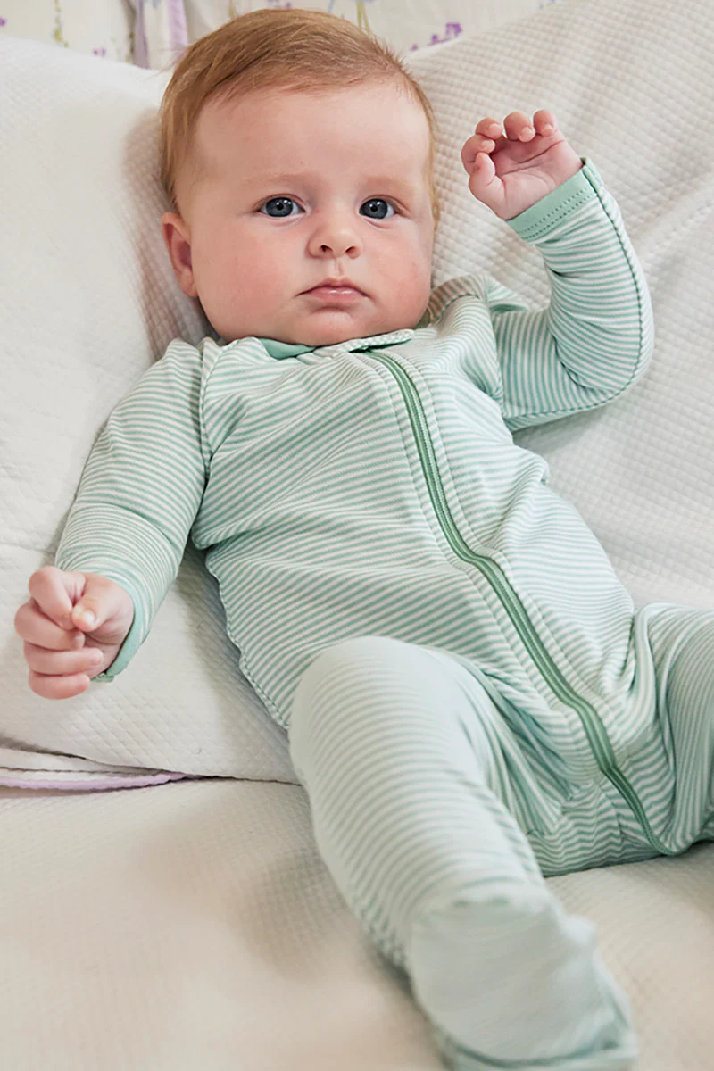 Baby Sleeper in Parisian Green - Image 2