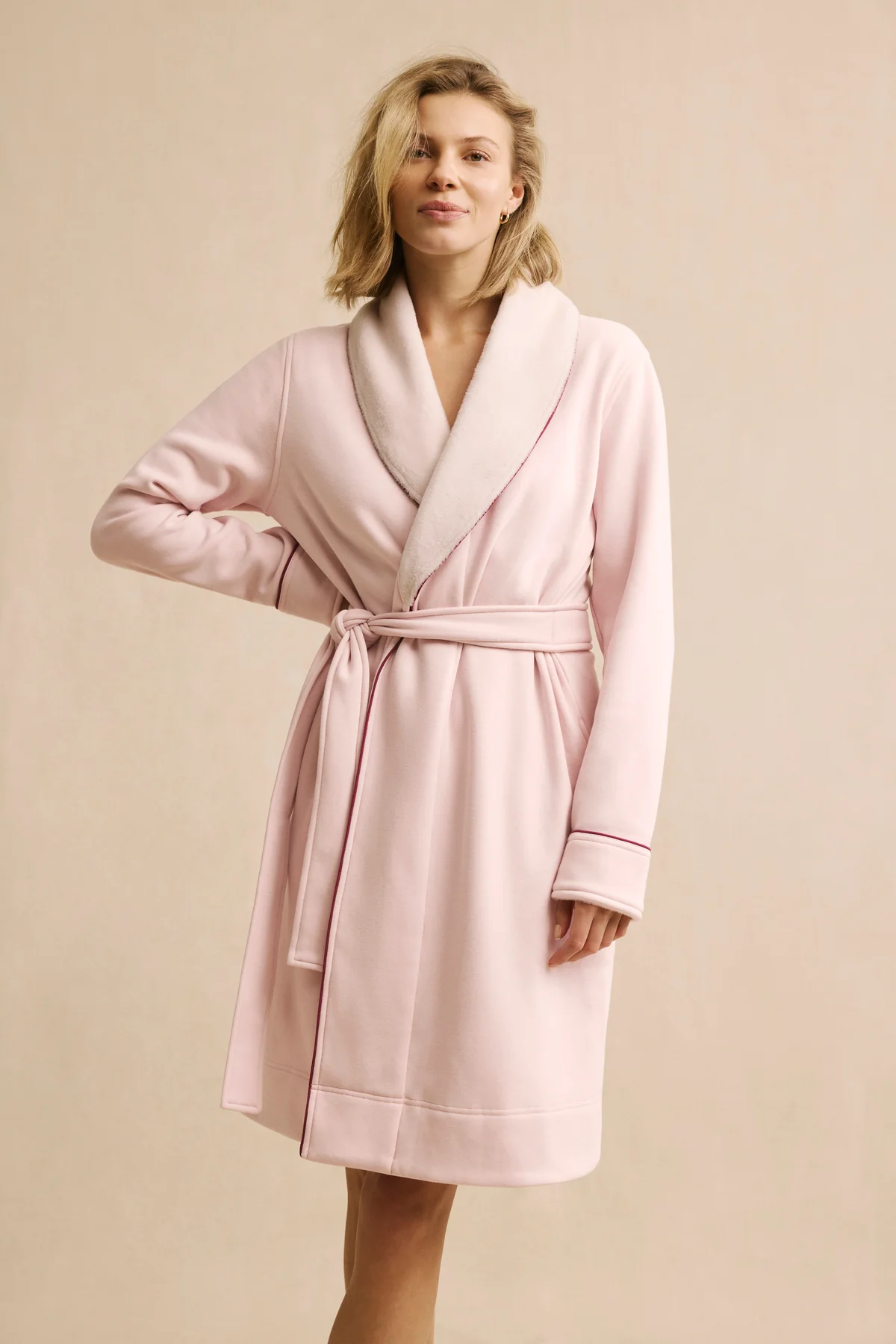 Cozy Robe in Berry - Image 4