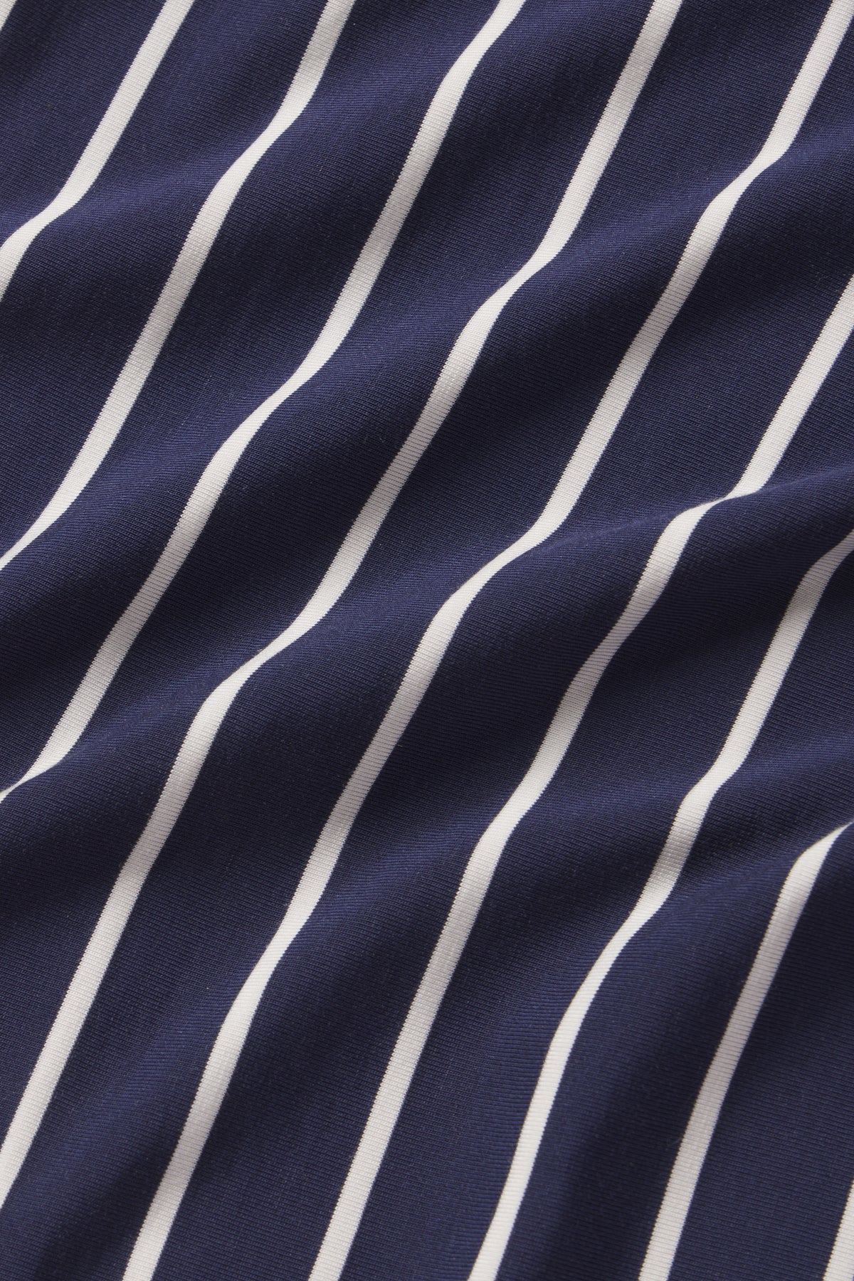 DreamModal™ Kimono Pajama Set in English Navy Vertical Stripe - Image 5
