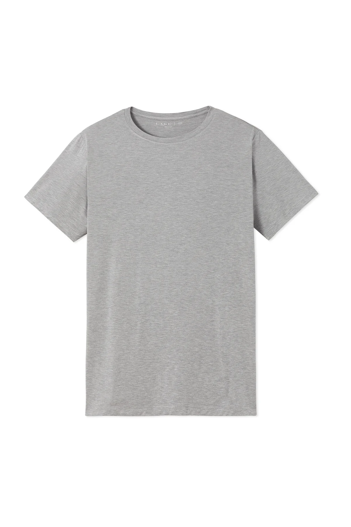 Men's Short Sleeve Bamboo Tee in Heather Gray