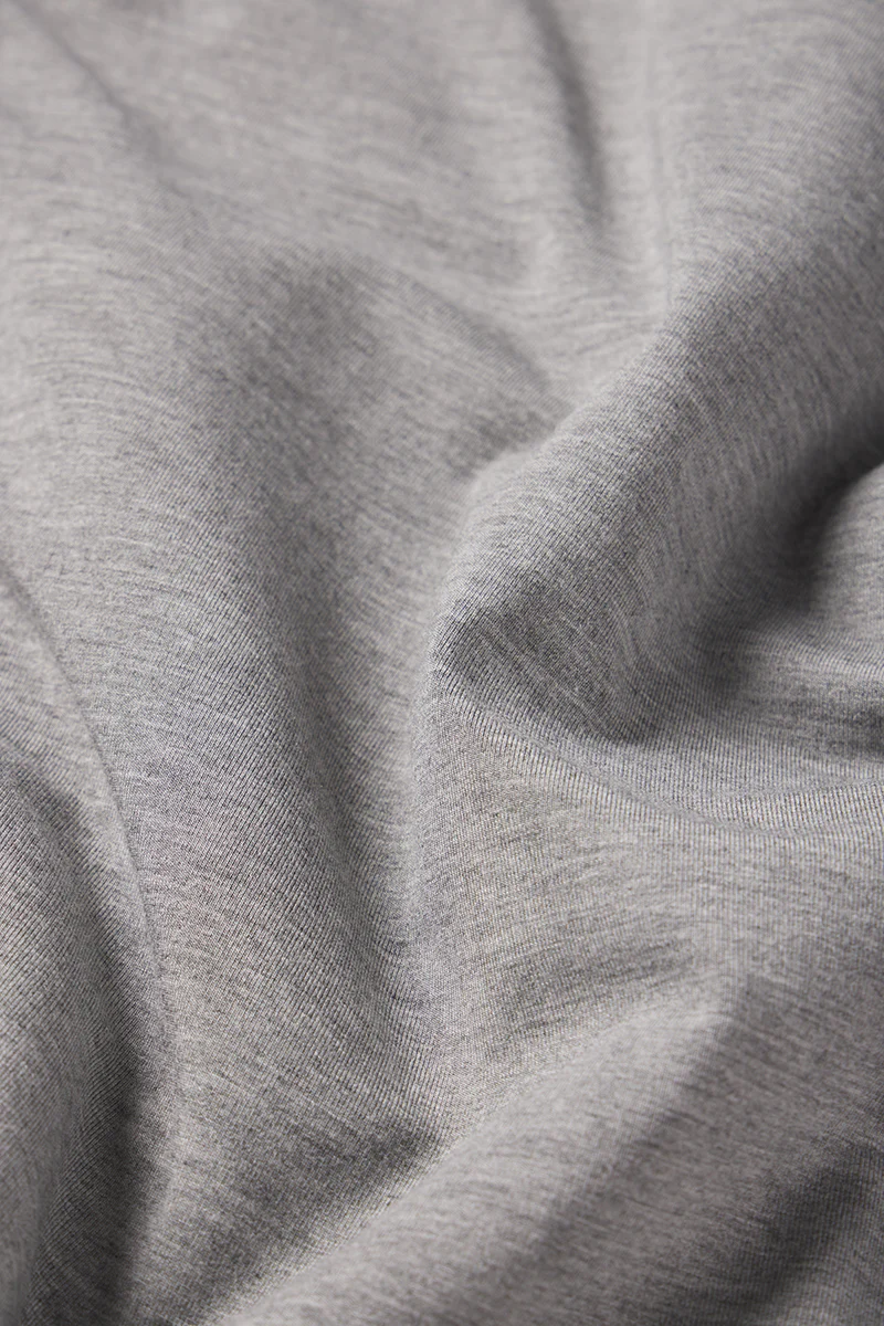 Men's Short Sleeve Bamboo Tee in Heather Gray - Image 4