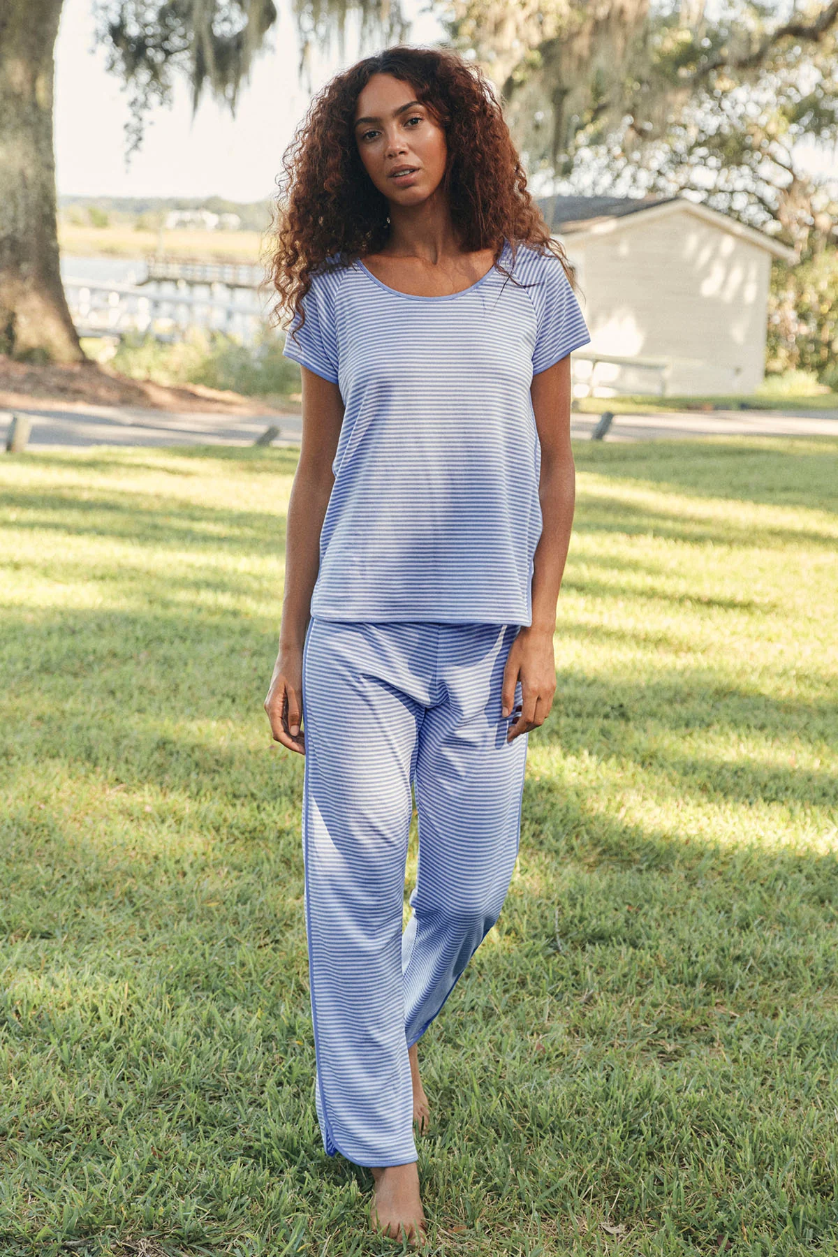 Pima Short-Long Set in Hydrangea - Image 3