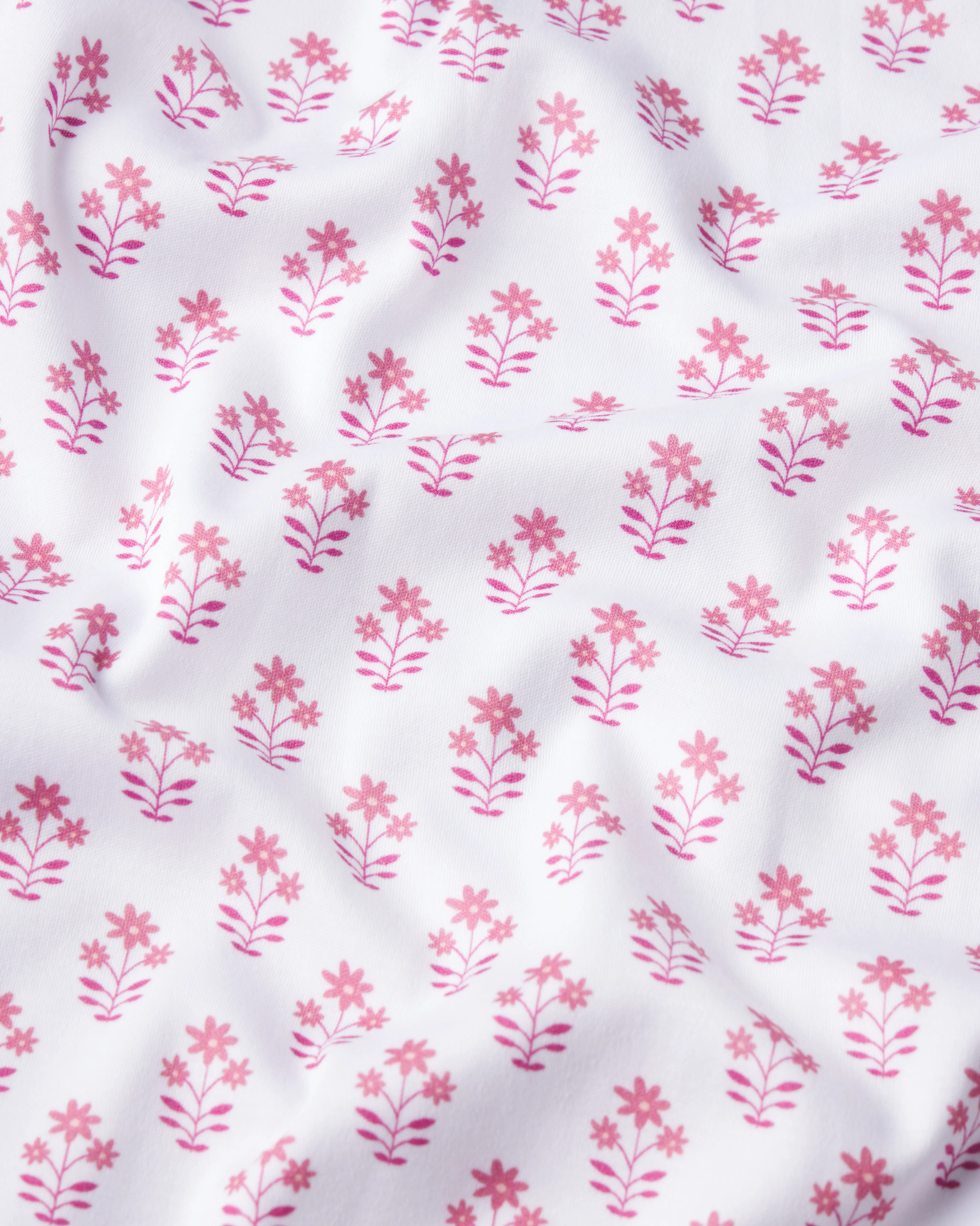 Pima Long-Long Set in Light Camellia Posy - Image 5