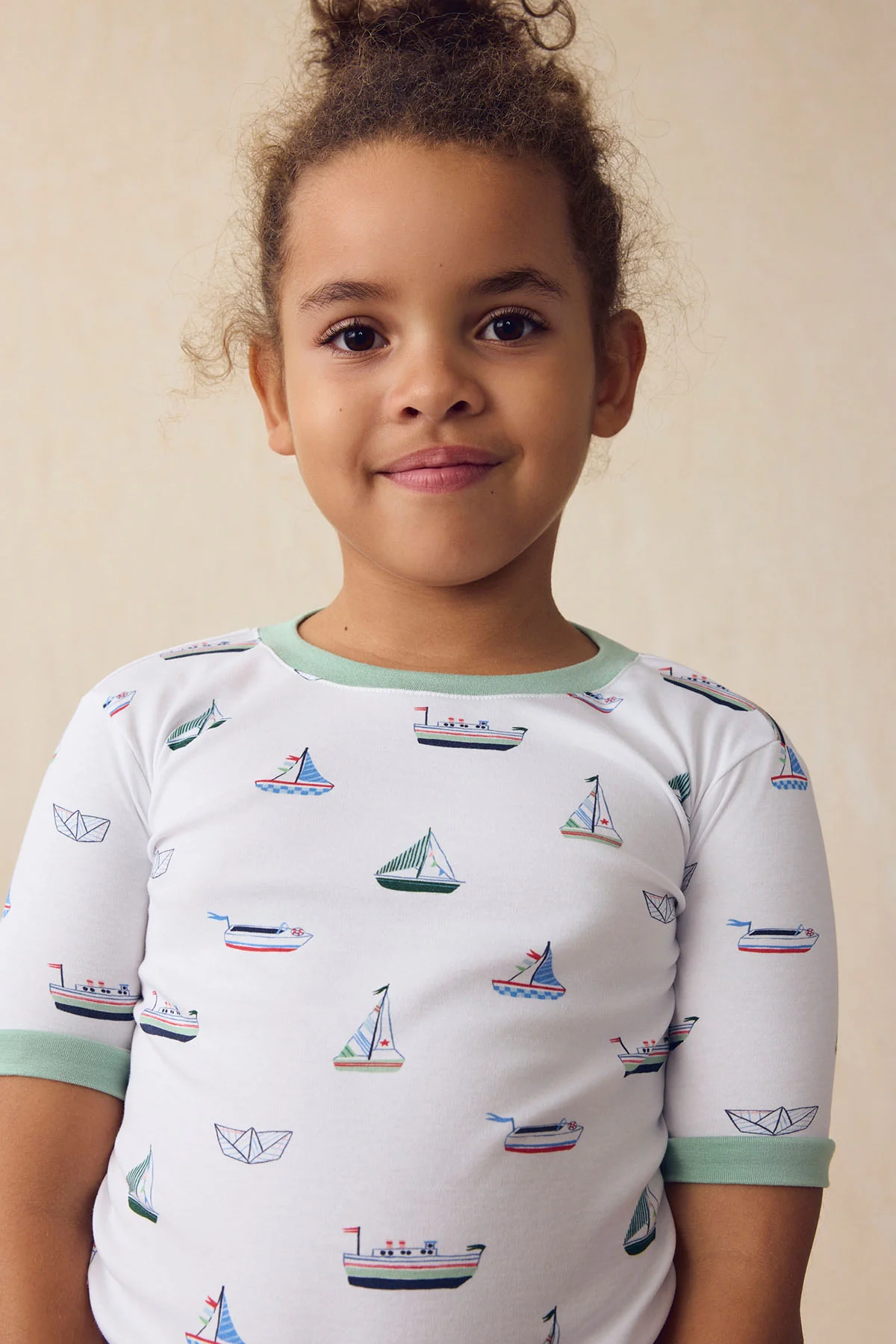 Kids Shorts Set in Sail Away - Image 3